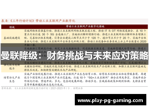 曼联降级：财务挑战与未来应对策略